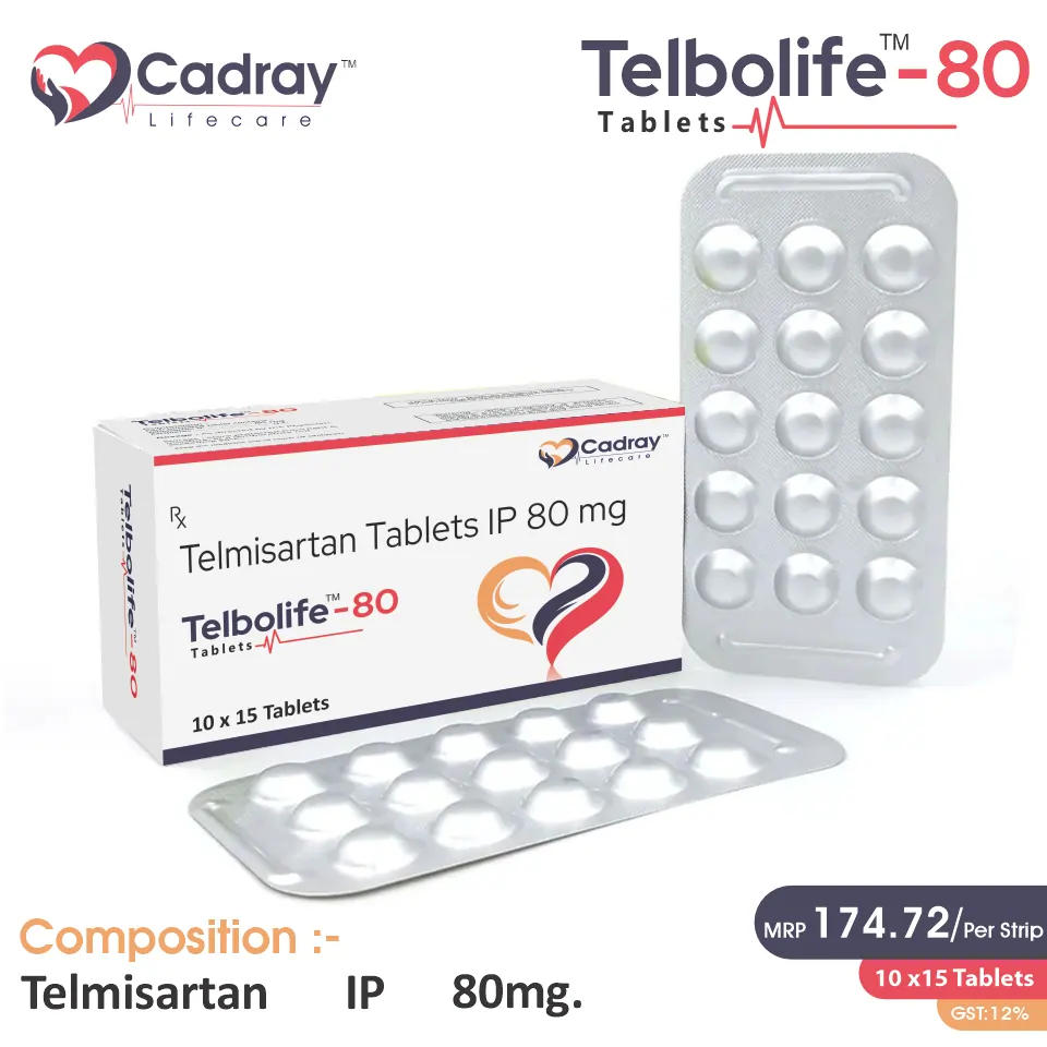 Telmisartan 40mg + Amlodipine 5mg + Chlorthalidone 6.25mg | Hypertension Therapy | Best Price for Pharma Export
